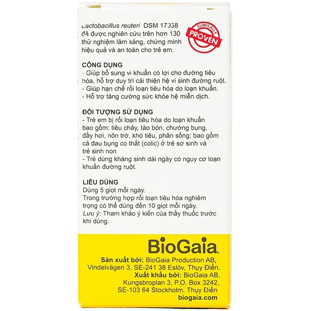men vi sinh biogaia protectis baby drops bo sung loi khuan cho duong tieu hoa  5ml